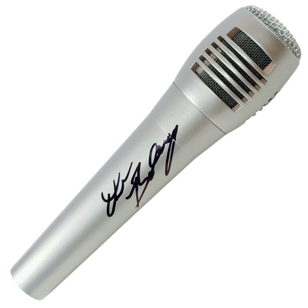Drew Baldridge Signed Microphone Country Musician Proof Photo Beckett COA